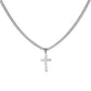 Husband Christmas Necklace for Husband To My Husband Merry Christmas Gift for Him Men Jewelry Cuban Link Chain with Cross Pendant