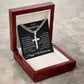 95th Anniversary Necklace for Husband 95 Years Anniversary Jewelry for Him Men Cuban Link Chain with Cross Pendant