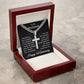 1st Anniversary Necklace for Husband 1 Year Anniversary Jewelry for Him Men Cuban Link Chain with Cross Pendant