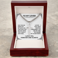Load image into Gallery viewer, To My Lover Necklace for Men - Valentines Jewelry for Him
