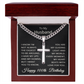 100th Birthday Gifts for Husband Happy 100th Birthday Necklace Jewelry 100 Years Old Birthday Gift
