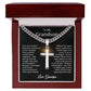 To My Grandson Necklace from Grandpa