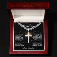 Load image into Gallery viewer, To My Grandson Necklace from Grandma
