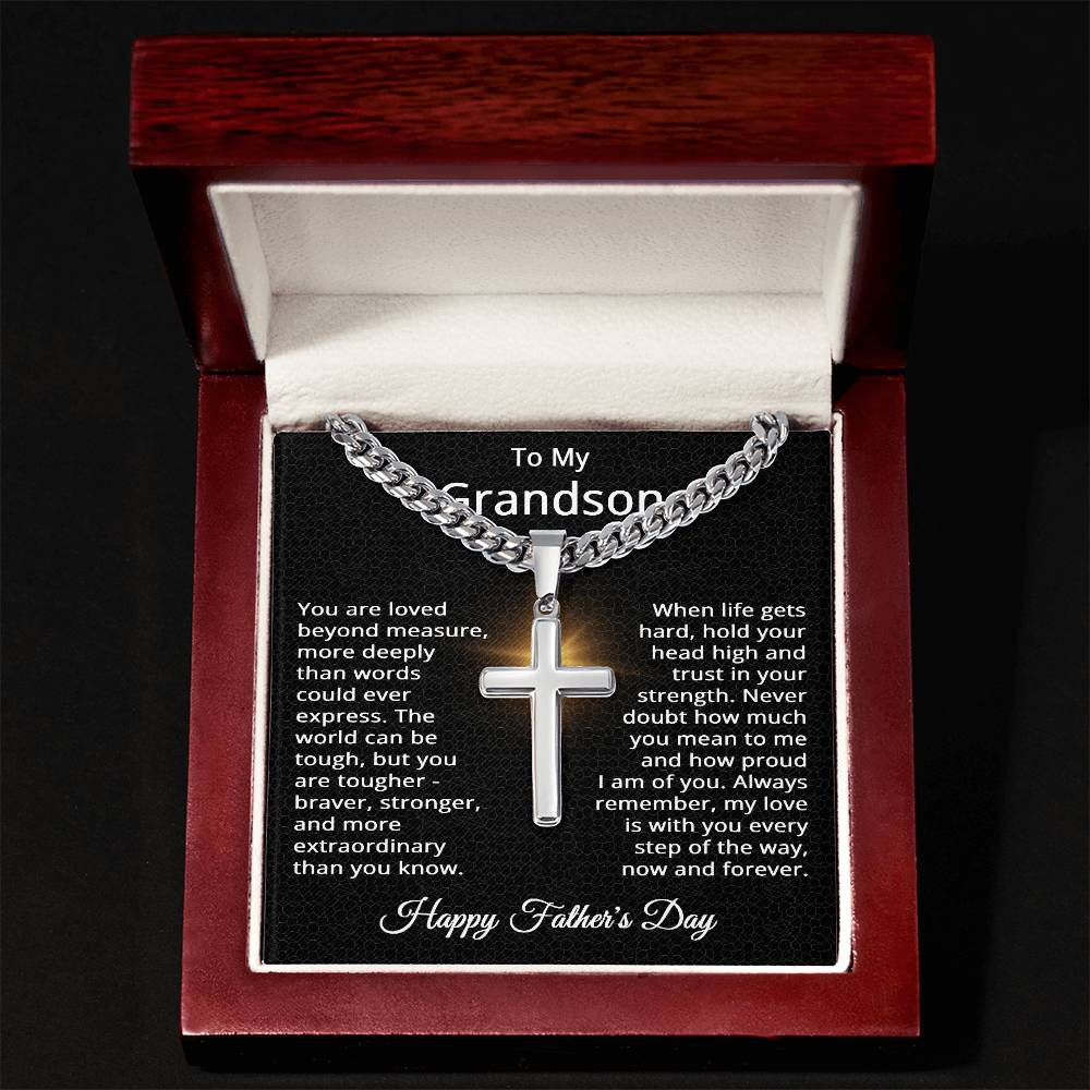 Happy Father's Day Gifts for Grandson Happy Father's Day Necklace Jewelry