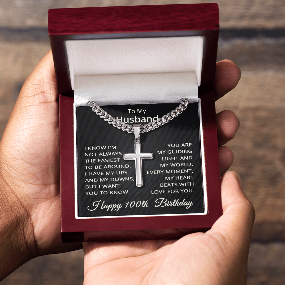 100th Birthday Gifts for Husband Happy 100th Birthday Necklace Jewelry 100 Years Old Birthday Gift