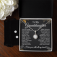 Granddaughter Necklace Set with Earrings Granddaughter Gifts from Grandma Graduation Gifts Birthday Wedding Christmas Keepsake from Grandpa Grandparents