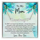 Mom Est 2007 Gift Ideas - Personalized Mothers Day Necklace - Custom Mom Jewelry - To My Mom Necklace from Son