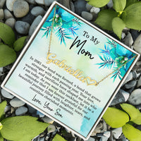 Load image into Gallery viewer, Mom Est 2061 Gift Ideas - Personalized Mothers Day Necklace - Custom Mom Jewelry - To My Mom Necklace from Son
