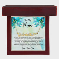 Load image into Gallery viewer, Mom Est 2129 Gift Ideas - Personalized Mothers Day Necklace - Custom Mom Jewelry - To My Mom Necklace from Son
