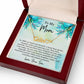 Personalized Name Necklace for Mom from Son – Custom Name and Birth Year Heart Necklace, Made in USA