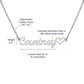 Personalized Name Necklace for Her Gold Over Stainless Steel Personalized Necklace for Her Christmas Gift for Her Personalized