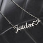 Personalized Name Necklace for Her Gold Over Stainless Steel Personalized Necklace for Her Christmas Gift for Her Personalized