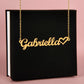 Personalized Name Necklace for Her Gold Over Stainless Steel Personalized Necklace for Her Christmas Gift for Her Personalized