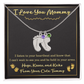 Personalized Mother’s Day Gift for Expecting Mom – Necklace from Tummy for New Mom – Gift for Women During Pregnancy