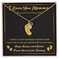 Personalized Mother’s Day Gift for Expecting Mom – Necklace from Tummy for New Mom – Gift for Women During Pregnancy