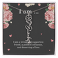 Personalized Birth Flower Necklace for Friend with Custom Name – Best Friend Birthday Gift Jewelry