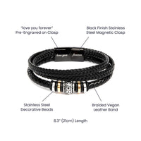 Load image into Gallery viewer, 10th Birthday Gift for Son, Happy 10th  Birthday Bracelet for Son
