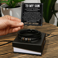 Load image into Gallery viewer, 10th Birthday Gift for Son, Happy 10th  Birthday Bracelet for Son
