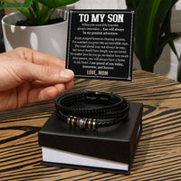 Load image into Gallery viewer, Gift for Son from Mom, To My Son Bracelet from Mom
