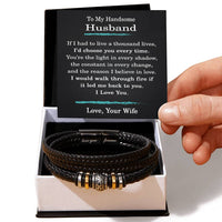 Load image into Gallery viewer, To My Handsome Husband Bracelet, To My Husband Gift, Birthday Gift Ideas for Husband
