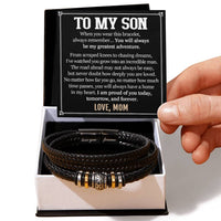 Load image into Gallery viewer, Gift for Son from Mom, To My Son Bracelet from Mom
