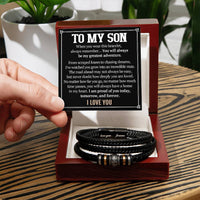 Load image into Gallery viewer, I Love You Gift for Son, To My Son Bracelet, I Love You Bracelet for Son
