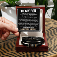 Load image into Gallery viewer, 38th Birthday Gift for Son, Happy 38th  Birthday Bracelet for Son
