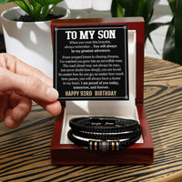 Load image into Gallery viewer, 93rd Birthday Gift for Son, Happy 93rd  Birthday Bracelet for Son
