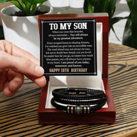 Load image into Gallery viewer, 10th Birthday Gift for Son, Happy 10th  Birthday Bracelet for Son
