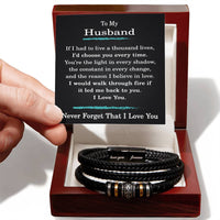 Load image into Gallery viewer, Bracelet for Husband from Wife, Gifts Ideas for Husband, To My Husband Bracelet
