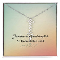 Load image into Gallery viewer, Grandma Custom Names Necklace from Granddaughter, Personalized Jewelry - Gifts for Grandma

