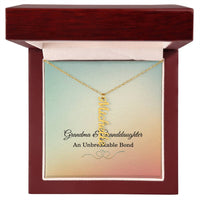 Load image into Gallery viewer, Grandma Custom Names Necklace from Granddaughter, Personalized Jewelry - Gifts for Grandma
