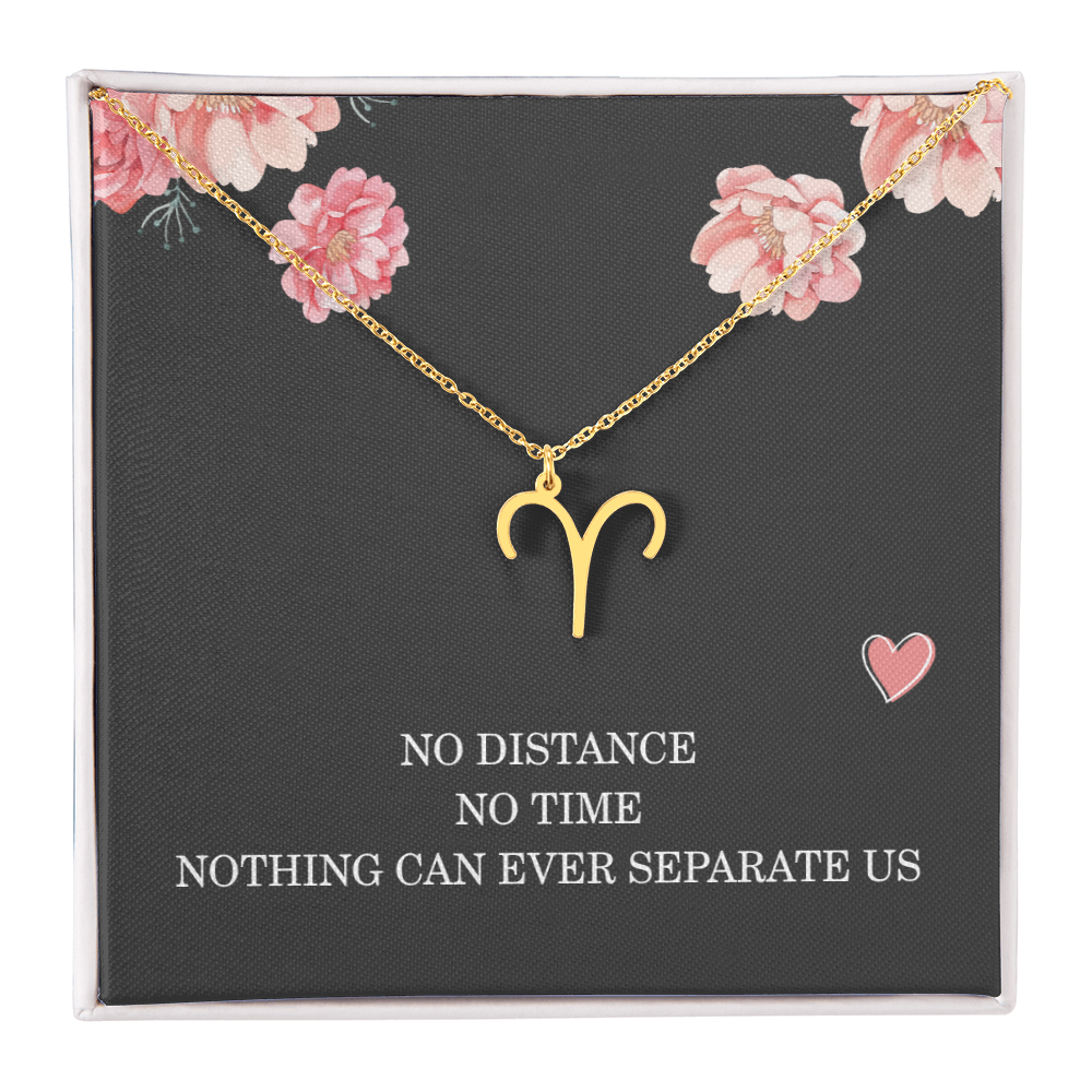 Long Distance Relationship Gifts for Her Birthday Necklace for Women Christmas Gifts for Daughter Capricorn Necklace Zodiac Necklace All Signs