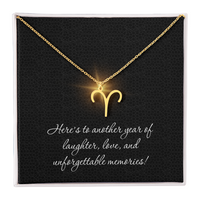 Load image into Gallery viewer, Zodiac Sign Necklace Birthday Gift for Her – Women’s Best Friend Jewelry
