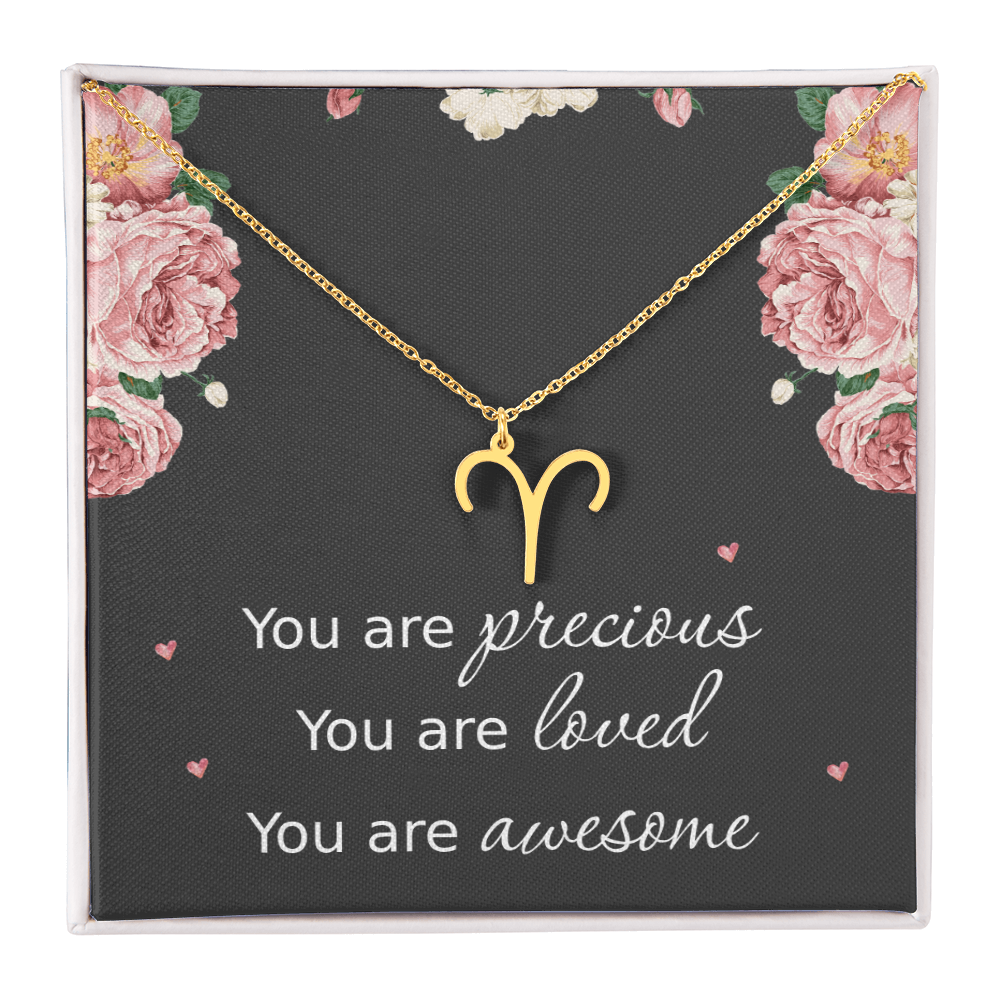 Necklace for Daughters with Message Card Christmas Gifts for Granddaughters Pisces Necklace Zodiac Necklaces All Signs
