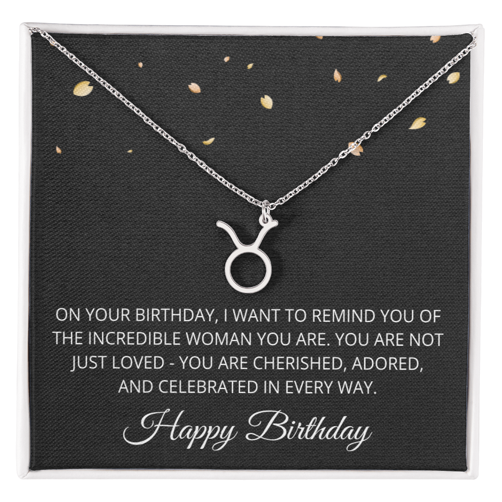 Aries Necklace for Her Taurus Gifts for Women Zodiac Necklace for Birthday Gifts for Daughter Women Birthday All Zodiac Signs