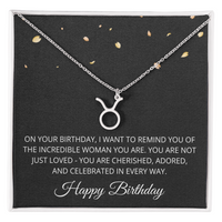 Load image into Gallery viewer, Birthday Gifts for Women with Zodiac Signs - Horoscope Necklace for Her
