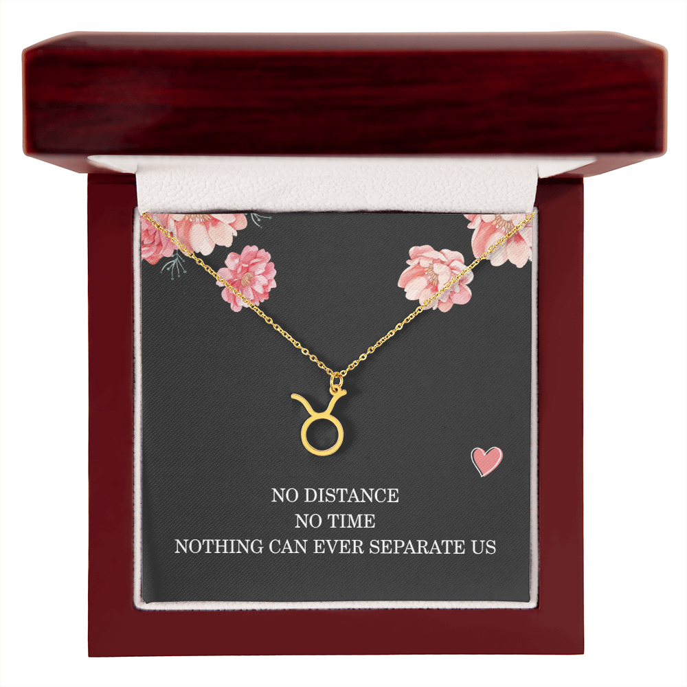 Long Distance Relationship Gifts for Her Birthday Necklace for Women Christmas Gifts for Daughter Capricorn Necklace Zodiac Necklace All Signs