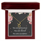 Necklace for Daughters with Message Card Christmas Gifts for Granddaughters Pisces Necklace Zodiac Necklaces All Signs