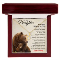 Load image into Gallery viewer, Zodiac Necklace Birthday Gift for Daughter – To My Daughter Bear Necklace
