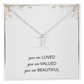 Necklace Gifts for Women Affirmation Birthday Gift for Daughter Granddaughter Christmas Gift Mantra Necklace Niece Gift Virgo Sagittarius Zodiac Gifts All Signs