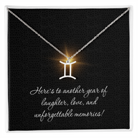 Load image into Gallery viewer, Zodiac Sign Necklace Birthday Gift for Her – Women’s Best Friend Jewelry
