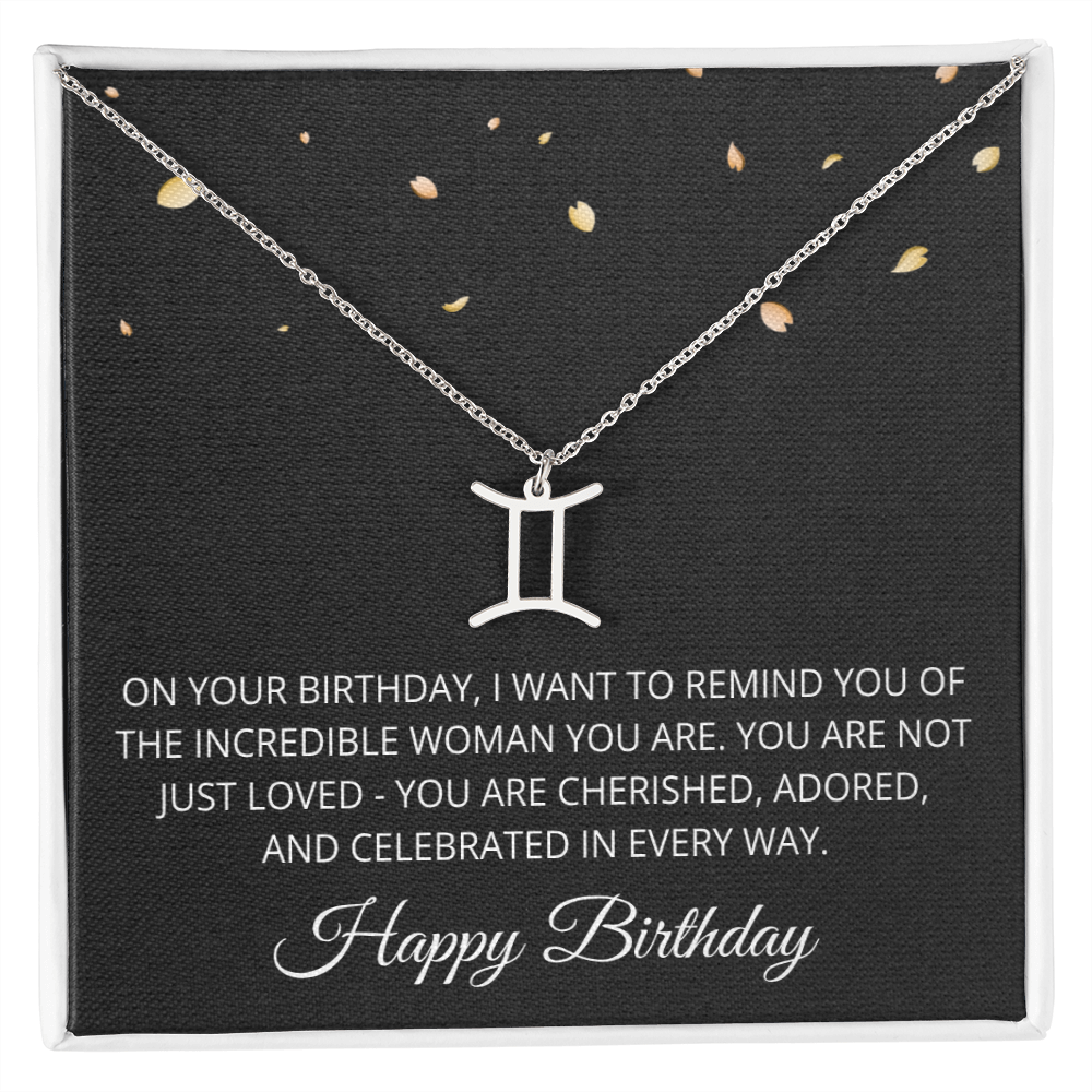 Aries Necklace for Her Taurus Gifts for Women Zodiac Necklace for Birthday Gifts for Daughter Women Birthday All Zodiac Signs