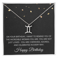 Load image into Gallery viewer, Birthday Gifts for Women with Zodiac Signs - Horoscope Necklace for Her
