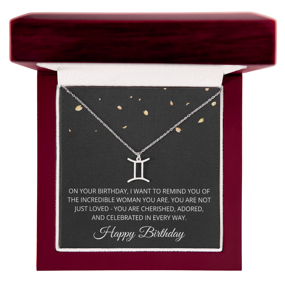 Aries Necklace for Her Taurus Gifts for Women Zodiac Necklace for Birthday Gifts for Daughter Women Birthday All Zodiac Signs
