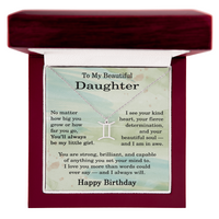 Load image into Gallery viewer, Zodiac Sign Necklace Birthday Gift for Daughter – To My Daughter Jewelry
