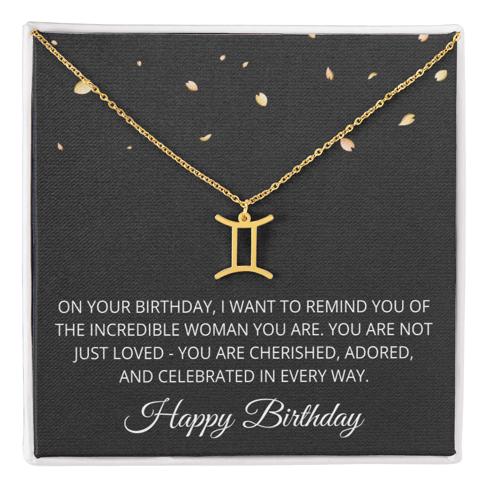 Aries Necklace for Her Taurus Gifts for Women Zodiac Necklace for Birthday Gifts for Daughter Women Birthday All Zodiac Signs