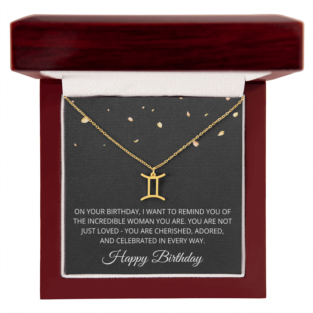 Aries Necklace for Her Taurus Gifts for Women Zodiac Necklace for Birthday Gifts for Daughter Women Birthday All Zodiac Signs