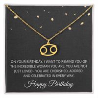 Load image into Gallery viewer, Birthday Gifts for Women with Zodiac Signs - Horoscope Necklace for Her
