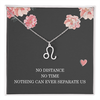 Load image into Gallery viewer, Long Distance Relationship Necklace Gift for Her Birthday – Women’s Zodiac Jewelry
